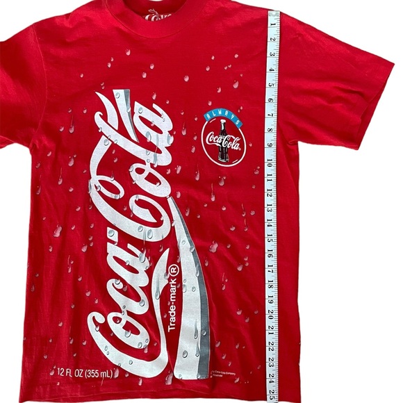 Vintage 1994 Coca-Cola Coke Big Print Short Sleeve T-Shirt Single Stitch Sz M - Picture 11 of 11